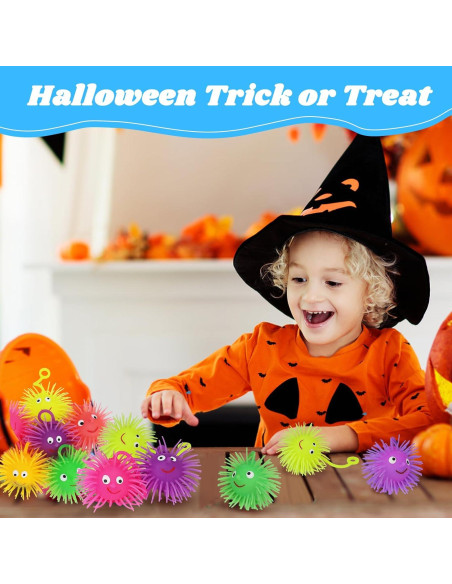 24 Pelotas Puffer LED Iluminadas Basytodio para Niños 4-12 Años