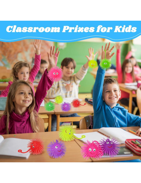 24 Pelotas Puffer LED Iluminadas Basytodio para Niños 4-12 Años