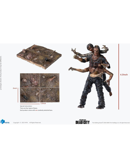 Figura de Acción Rey Caminante Hiya Toys 10.67 cm The Walking Dead