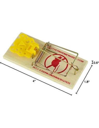 Trampa para Ratones de Madera Southern Homewares - Paquete de 20