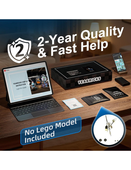 Kit de Iluminación LED Yeabricks para LEGO 43279 Disney WALL-E