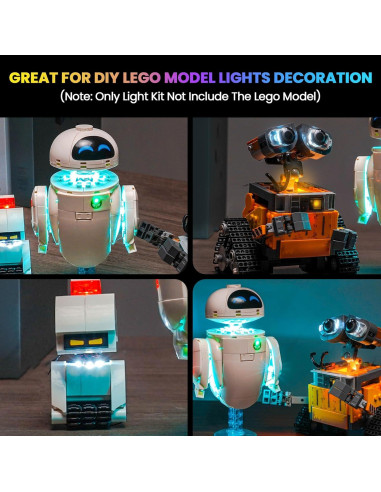 Kit de Luz LED Hilighting para Lego WALL-E y EVE - 108.86g