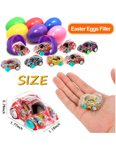 50 Mini Coches de Retroceso QSONSELL para Niños - Juguetes