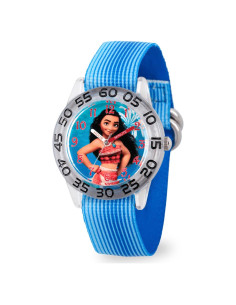 Reloj Disney Moana para Niñas 3-7 Años Correa Nailon Azul