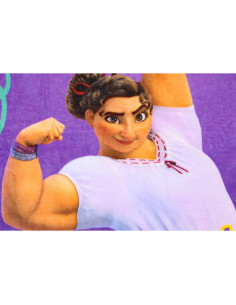 Manta de Lanzamiento Morada Luisa Disney Encanto 152x116 cm 2