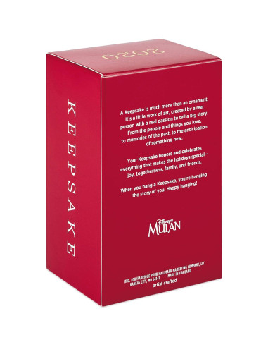 Adorno Navideño Hallmark Keepsake Mulan 2020 10.9 cm