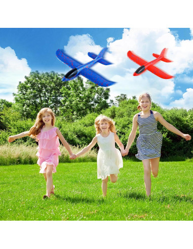Paquete de 4 Aviones de Espuma EPP 34.3 cm para Niños