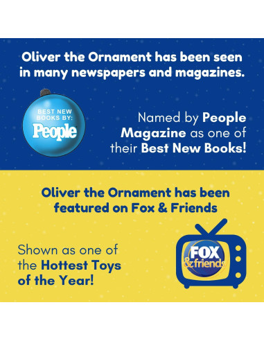 Conjunto de Regalo Oliver - Libro de Navidad y Adorno - 1.02 kg