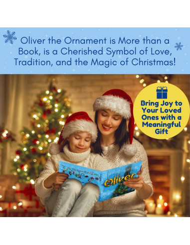 Conjunto de Regalo Oliver - Libro de Navidad y Adorno - 1.02 kg