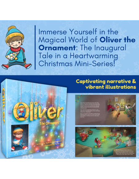 Conjunto de Regalo Oliver - Libro de Navidad y Adorno - 1.02 kg