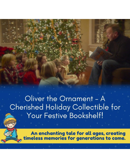 Conjunto de Regalo Oliver - Libro de Navidad y Adorno - 1.02 kg