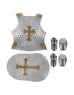 Disfraz de Soldado Romano Kisangel con Escudo y Armadura