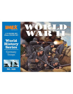Imex 528 1/72 Tropas Alemanas WWII - 50 Figuras Detalladas