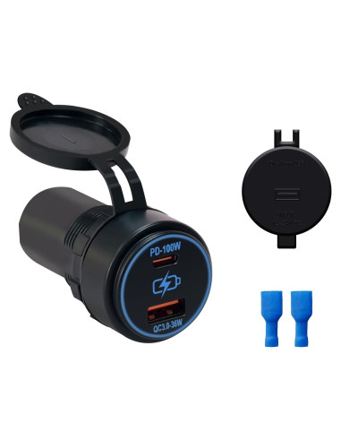 Cargador de coche USB dual 100W BANDC PD QC3.0 12V/24V