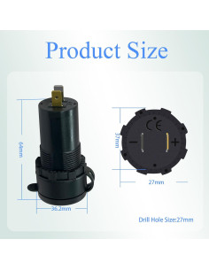 Cargador de coche USB dual 100W BANDC PD QC3.0 12V/24V 2