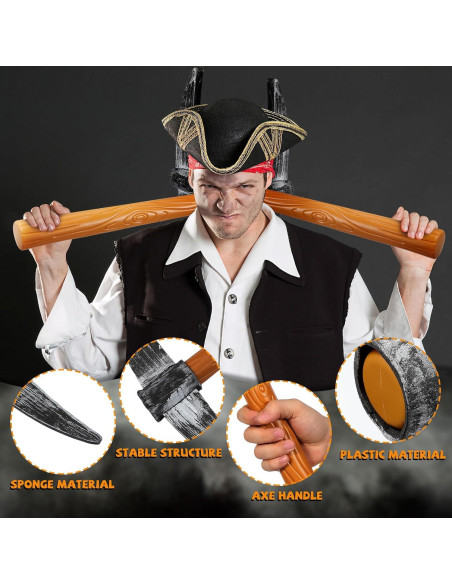 6 Piezas Espadas de Cosplay Homoyoyo para Halloween Enano Gnomo