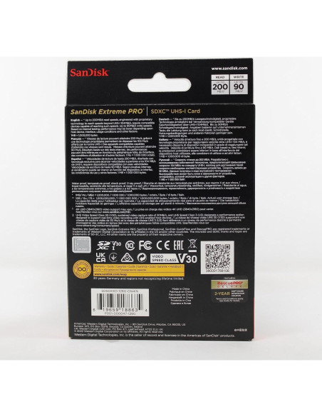 Tarjeta de Memoria SanDisk 128GB Extreme PRO UHS-I SDXC