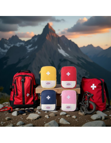 4 Bolsas de Primeros Auxilios Portátiles WaigN - Viaje y Outdoor