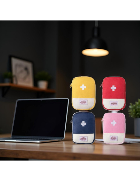 4 Bolsas de Primeros Auxilios Portátiles WaigN - Viaje y Outdoor