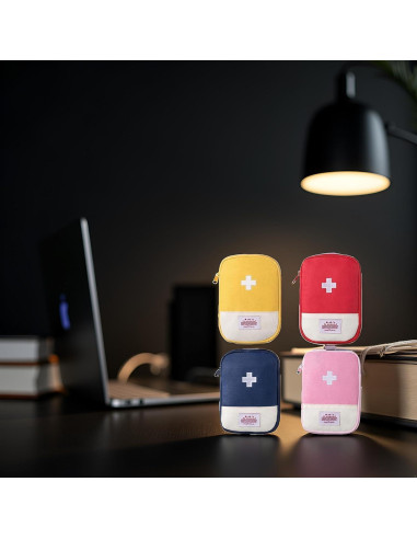 4 Bolsas de Primeros Auxilios Portátiles WaigN - Viaje y Outdoor