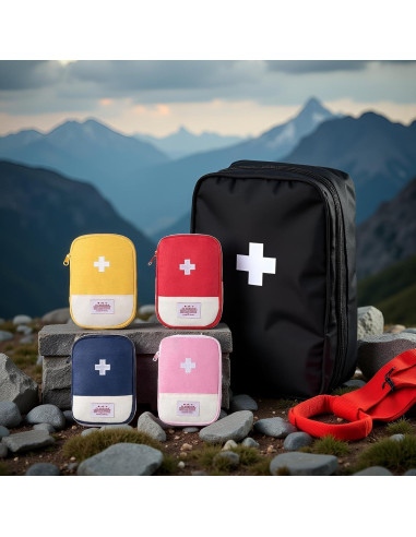 4 Bolsas de Primeros Auxilios Portátiles WaigN - Viaje y Outdoor