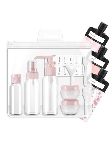 Kit de Botellas de Viaje ANNGO 12 Pack A Prueba de Fugas