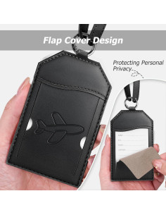 Etiquetas de Equipaje Mayski Paquete de 3 Negro Avión 2