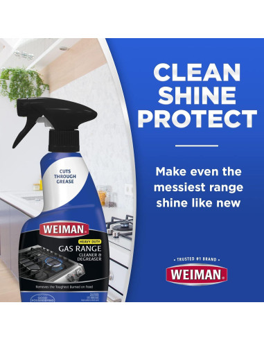 Limpiador y Desengrasante Weiman para Estufas de Gas - 680 ml