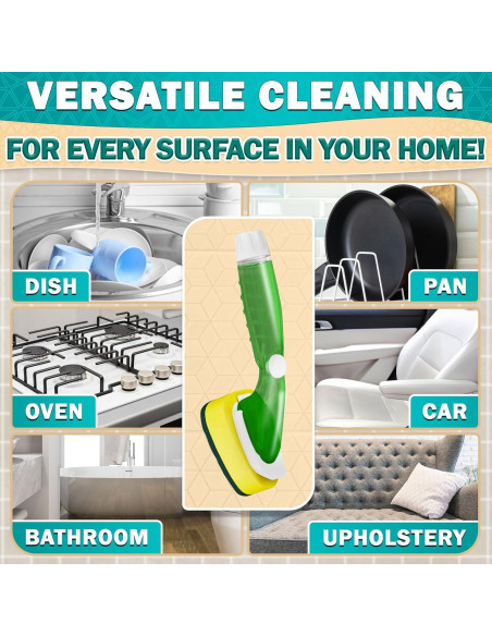 Esponja de Plato con Mango ZOKLU DRH - 7 Recambios Absorbentes