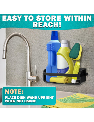 Esponja de Plato con Mango ZOKLU DRH - 7 Recambios Absorbentes