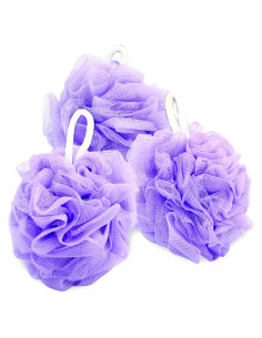 Esponja de Baño Loofah Premium 3 Pack 60g - Suave y Colorido