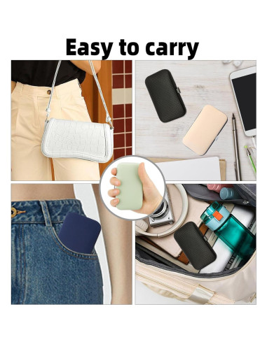 Kit de Manicura y Pedicura 7 Piezas QIHOMPIB Negro