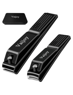 Juego de Cortauñas VAIJOY de Acero Inoxidable con Caja de Estaño