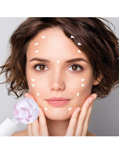 Esferas de Hielo Facial Ylowcoo 2PCS Rosa - Masaje Piel Radiante 2