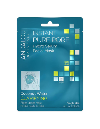 Máscara Facial Hidro Puro Instantáneo Andalou Naturals 17.75 ml