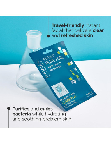 Máscara Facial Hidro Puro Instantáneo Andalou Naturals 17.75 ml
