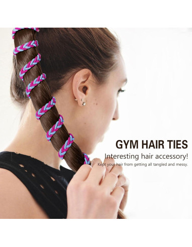 Coletero de Espiral LOTMIAI 25" (64cm) Colorido para Cabello