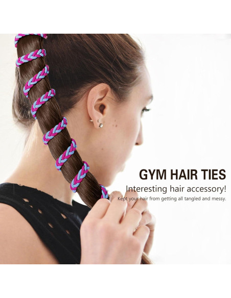 Coletero de Espiral LOTMIAI 25" (64cm) Colorido para Cabello