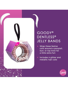 Bandas de Gel Sin Marcas Goody - 4 Bobinas Navideñas Brillantes 2