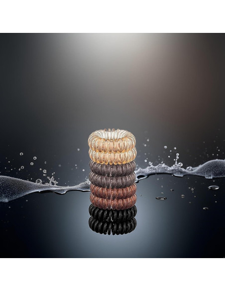 8 Tiras de Cabello Espirales Jowxsx - Sin Pliegues, Impermeables