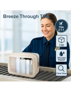 Bolsa de Aseo Packism Aprobada por TSA Mediana 20.5x6x15cm 2