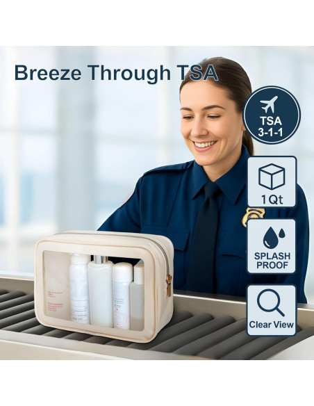 Bolsa de Aseo Packism Aprobada por TSA Mediana 20.5x6x15cm