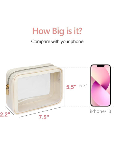 Bolsa de Aseo Packism Aprobada por TSA Mediana 20.5x6x15cm