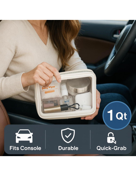 Bolsa de Aseo Packism Aprobada por TSA Mediana 20.5x6x15cm