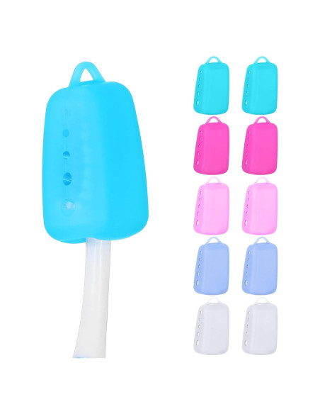 Paquete de 8 Cubiertas de Silicona YBEATY para Cepillos de Dientes
