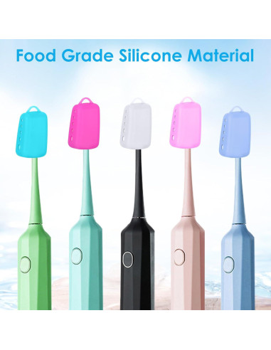 Paquete de 8 Cubiertas de Silicona YBEATY para Cepillos de Dientes