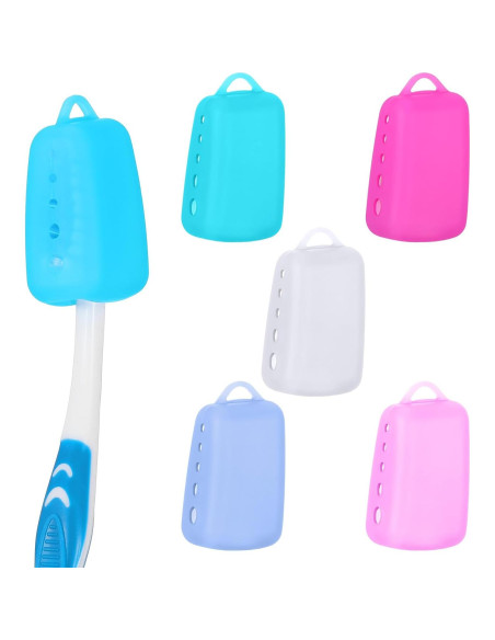 Paquete de 8 Cubiertas de Silicona YBEATY para Cepillos de Dientes