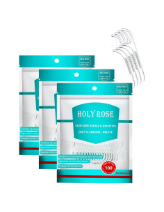 Palillos de Hilo Dental Holy Rose - 300 Unidades, Viaje y Hogar