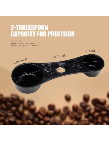 Cuchara Medidora de Café Ninja 2 Cucharadas ABS Sin Derrames
