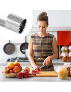 Descorazonador de Manzanas Orblue de Acero Inoxidable Negro 2